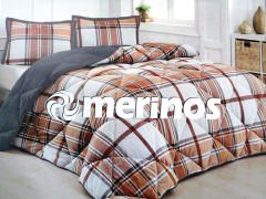 Merinos Yorgan Comforter Set 220X240 Ella Oranj