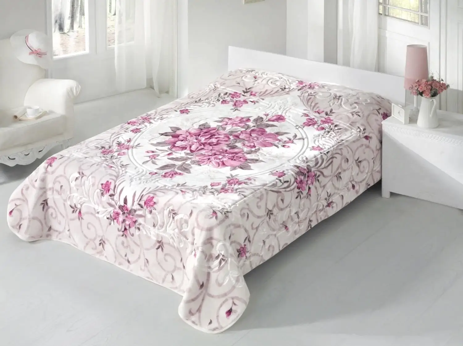 Sarar Firuze 4 Kg Çift Kişilik Battaniye