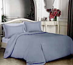 PamukSaten Nevresim Takımı Açık Mavi