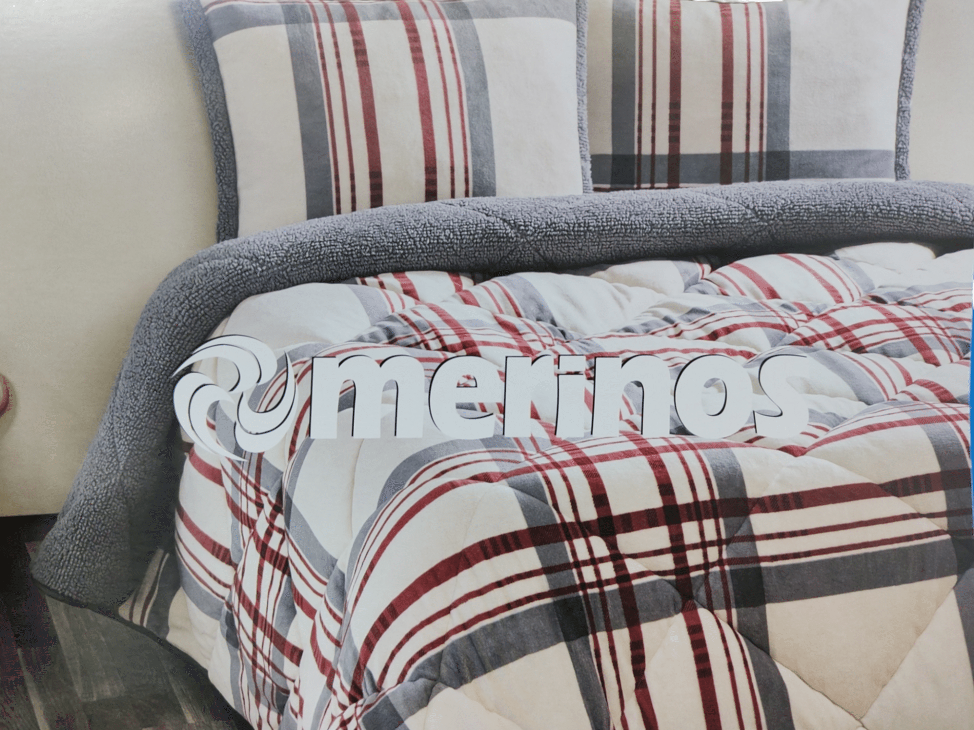 Merinos Yorgan Comforter Set 220X240 Wera Kırmızı