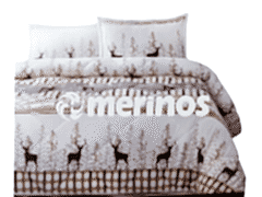 Merinos Yorgan Comforter Set 220X240 Deer Bej