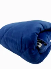 Merinos Yorgan Comforter Set 220X240 Düz Mavi