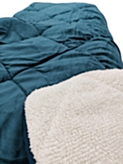 Merinos Yorgan Comforter Set 220X240 Düz Petrol