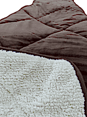 Merinos Yorgan Comforter Set 220X240 Düz Kahve