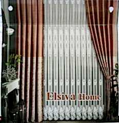 Odesa Pano Fon Perde 1 takım Kremit