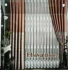 Odesa Pano Fon Perde 1 takım Bej