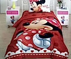 Taç Disney Minnie Lovely Glitter Tek Kişilik Nevresim Takımı