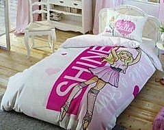 Taç Disney Barbie Ballet Tek Kişilik Nevresim Takımı