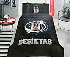 Taç Beşiktaş 3  Yıldız Lisanslı Tek Kişilik Nevresim Takımı