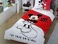 Taç Disney Mickey Tek Kişilik Nevresim Takımı Çek Canlandır