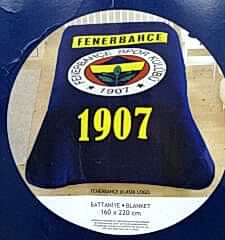 Taç Fenerbahçe Klasik Logo  Lisanslı battaniye 160x220