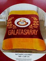 Taç Galatasaray Sarı Kırmızı battaniye 160x220