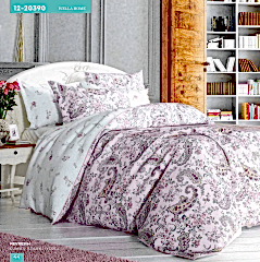 Wella Ebruli %100 Pamuk Nevresim Takımı