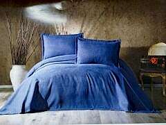 Çapa Allegra Çift Kişilik Yatak Örtüsü Antrasit