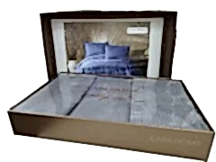 Çapa Allegra Çift Kişilik Yatak Örtüsü Antrasit