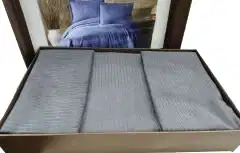 Çapa Allegra Çift Kişilik Yatak Örtüsü Antrasit