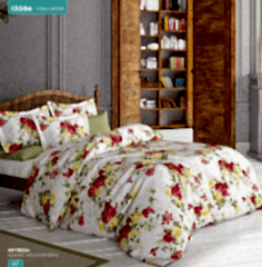 Wella Gül Bahçesi %100 Pamuk Nevresim Takımı