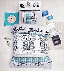 Altınbaşak %100 Pamuk Ranforce T.K. Nevresim Tk. Molly Yeşil