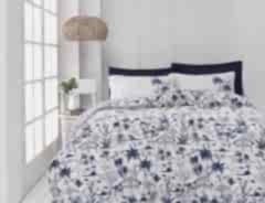 Altınbaşak %100 Pamuk Ranforce Tek Kişilik Nevresim Takımı Capri On Moonlit