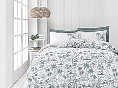 Altınbaşak %100 Pamuk Ranforce Tek Kişilik Nevresim Takımı Capri On Rhine