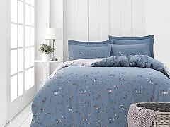 Altınbaşak %100 Pamuk Ranforce Çift Kişilik Nevresim Takımı Mita On Bosphorus