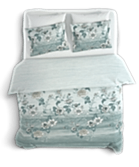 Şık Floral Desenli %100 Pamuk Tek Kişilik Nevresim Takımı