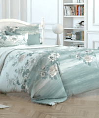 Şık Floral Desenli %100 Pamuk Tek Kişilik Nevresim Takımı