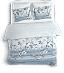 Şık Floral Desenli %100 Pamuk Tek Kişilik Nevresim Takımı