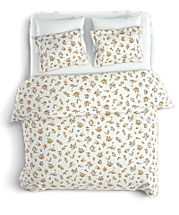 Özel Ölçülü %100 Pamuk Çiçekli Nevresim Takımı