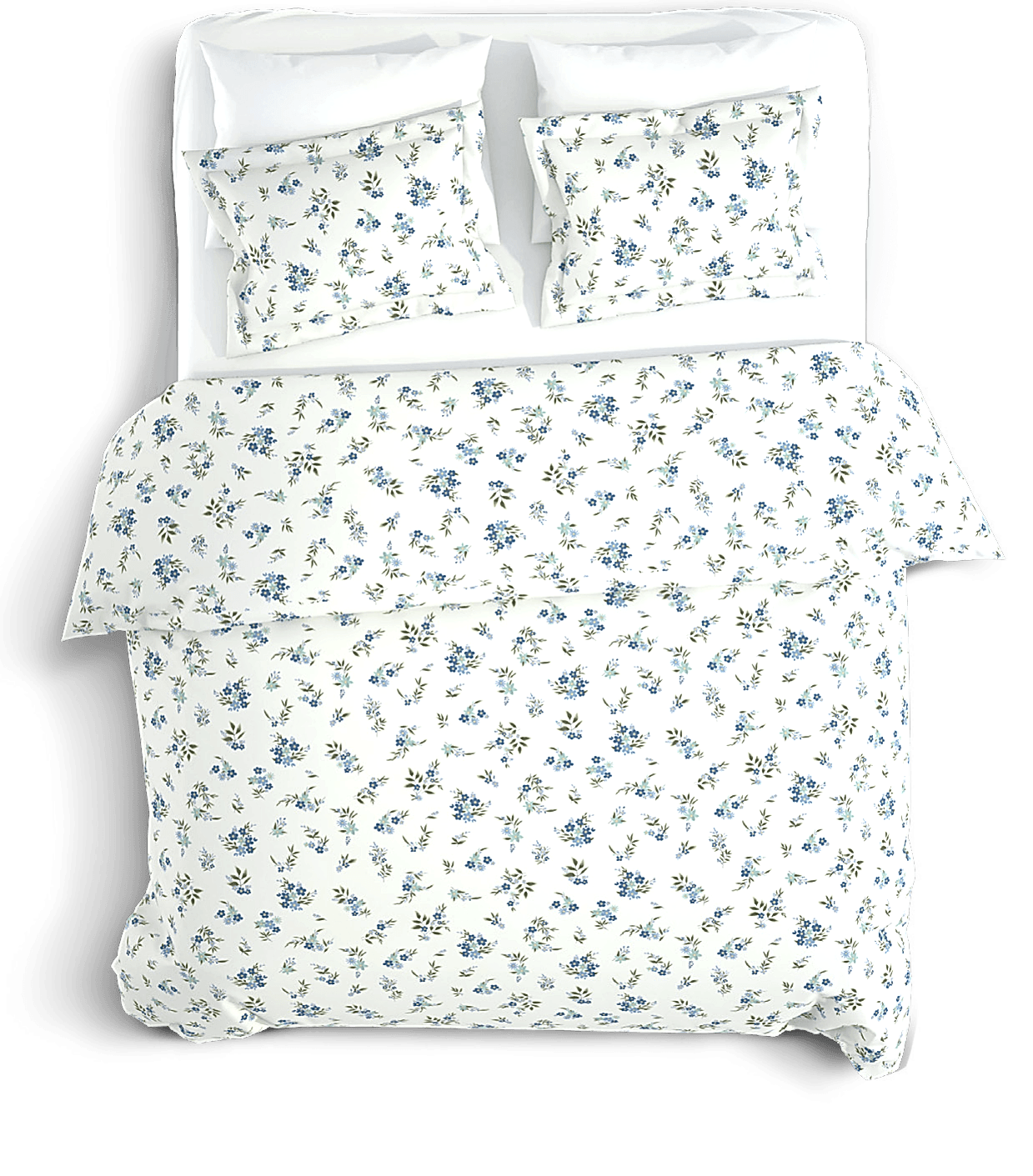 Özel Ölçülü %100 Pamuk Çiçekli Nevresim Takımı