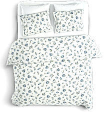 Özel Ölçülü %100 Pamuk Çiçekli Nevresim Takımı