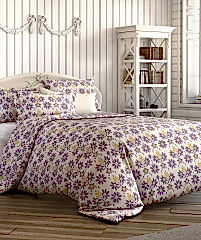 Özel Ölçülü %100 Pamuk Çiçekli Nevresim Takımı