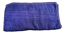 El Yüz ve Baş Havlusu 50x90 Çizgili Eflatun