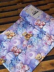 5D Ayıcık Desenli Dijital Poplin Kumaş   – 240 cm  %100 Pamuk  130 GSM