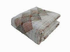 Kahve Karmaşa Yazlık pike Çift Kişilik 200x230