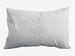 Fermuarlı Yastık Kılıfı Beyaz