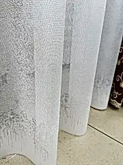 Zarif tül perde 214x260cm Seyrek Pile