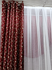 Zarif tül perde 214x260cm Seyrek Pile