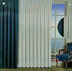 Yakamoz Taç Kds 5110 Beyaz Tül Perde V055