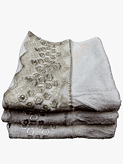 Beyza Papatya Güpürlü El Yüz Havlusu 50x90